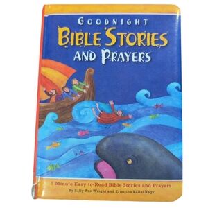 🍁2/$7🍁Goodnight Bible Stories And Prayers Baby Board Book